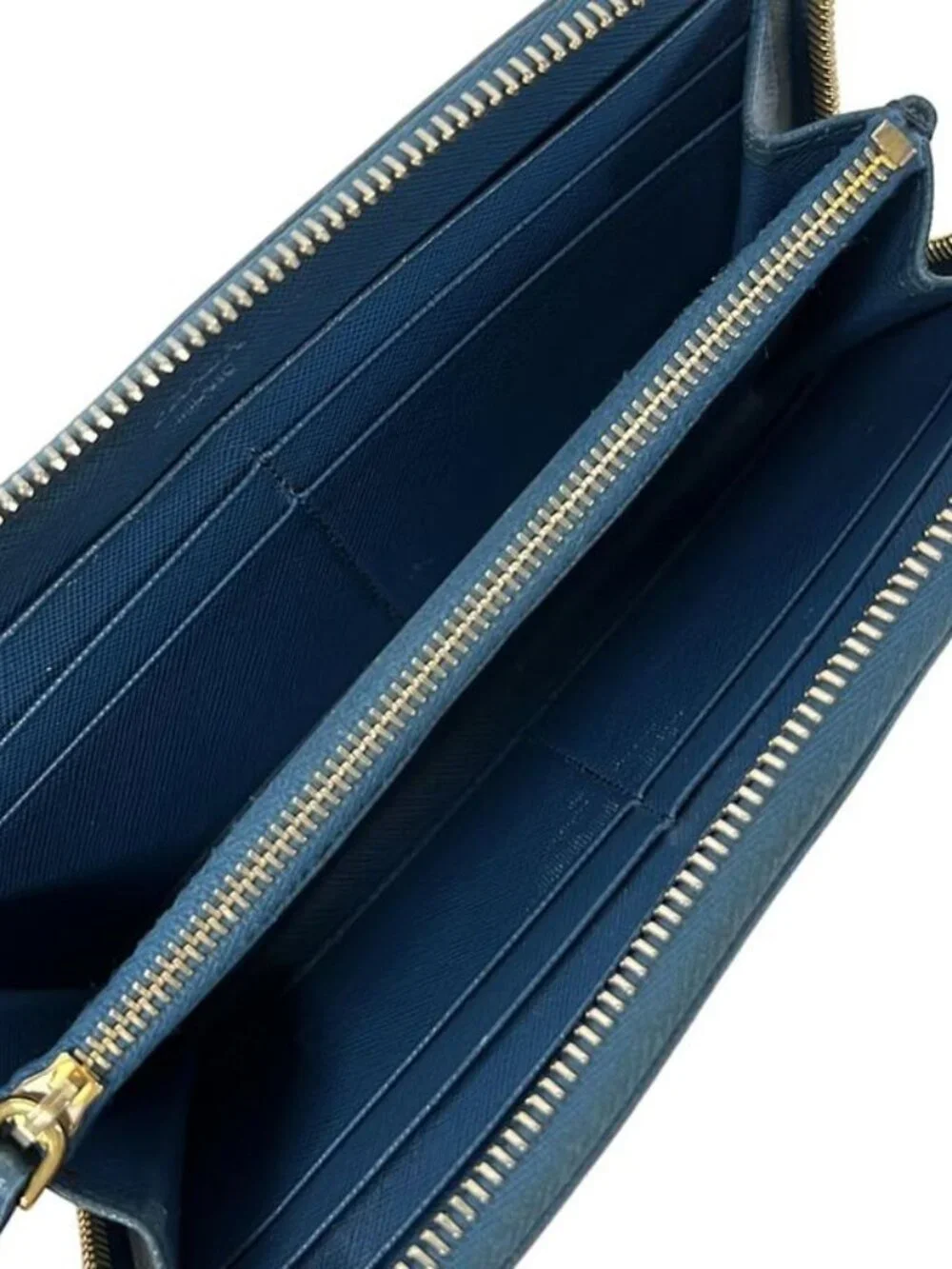 Prada Wallet Blue Leather - Picture 3 of 7